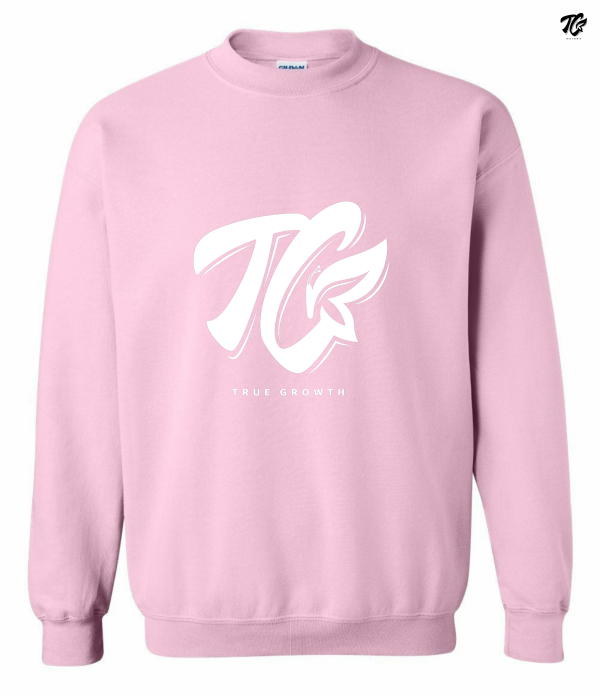 true growth sweater - light pink